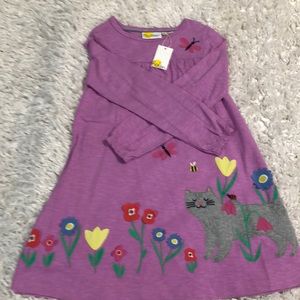 Mini Boden NWT Appliqué dress size 8-9